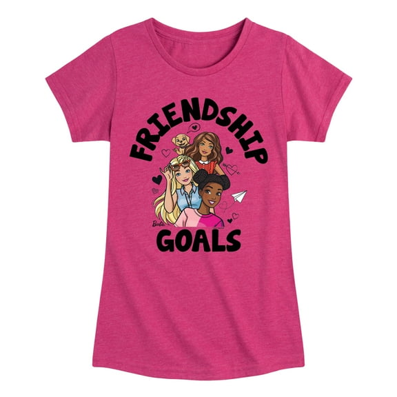 Barbie - Friendship Goals - Toddler And Youth Girls Short Sleeve Graphic T-Shirt