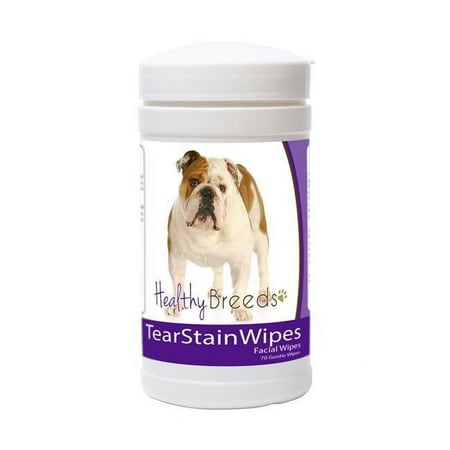 UPC: 0840235152453 | Healthy Breeds 840235152453 Bulldog Tear Stain Wipes