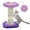 Purple, variant on Pefilos 23" Flower Cat Scratching Post for Indoor Cats, Small Cat Tree Tower with Perches and Spring Ball for Adult Cats, Red