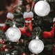 thumbnail image 4 of Paquete de 6 Bolas de decoración para colgar Navidad Árbol de Navidad Colgantes Adornos Ceremonia Party Decorations Hotel Home Supplies Silver kenally HA009800-04B, 4 of 6