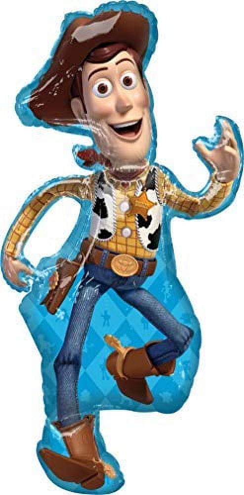 Mayflower Products Toy Story 4th Birthday Balloon Bouquet, Woody, Buzz Lightyear, 5 Pieces