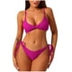 thumbnail image 1 of Traje de baño para mujer, bikini de tirantes sin espalda de color liso para mujer, trajes de baño para mujer, conjuntos de bikini para mujer, trajes de baño de bikini para mujer, 1 of 3