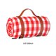 thumbnail image 2 of Advancent Estera de tienda de campaña con correas de cuero a prueba de humedad para esteras de Picnic gruesas para todo clima Acrílico carpas Rejillas rojas y blancas 150*200cm, 2 of 6