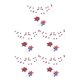 thumbnail image 1 of Cateissary Stair Garland Fasionable for Wedding Red Festive Streamers Delicate Trump Verand Romantic Birthday Under Stronger Atmosphere the Type2 NO2, 1 of 6
