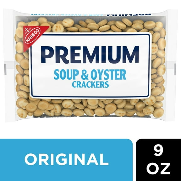 Pack of 2 Premium Original Soup & Oyster Crackers, 9 oz (packaging may vary)