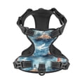 thumbnail image 4 of Lsque Sea Marine And Lighthouse Dog Harness, No-Pull Pet Harness with 2 Leash Clips, Adjustable Soft Padded Dog Vest with Easy Control Handle for Large Dogs-Medium, 4 of 9