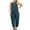 Sky Blue Pants, variant on Qetyuw Women's Gingham Sets Loose Fit 2 Piece Outfits Chic Plaid Print Sleeveless Suits Crewneck High Waist Solid Color Wide Leg Sleep wear
