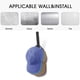 thumbnail image 3 of Organizador de suspensivo adhesivo en forma de v de acrílico Transparente Con Capacidad para 10 Gorras, Ganchos de Pared de Protección Sólida para Puerta de Armario de, 3 of 7