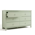thumbnail image 5 of Storkcraft Alpine 6 Drawer Nursery Double Dresser, Sage, 5 of 14