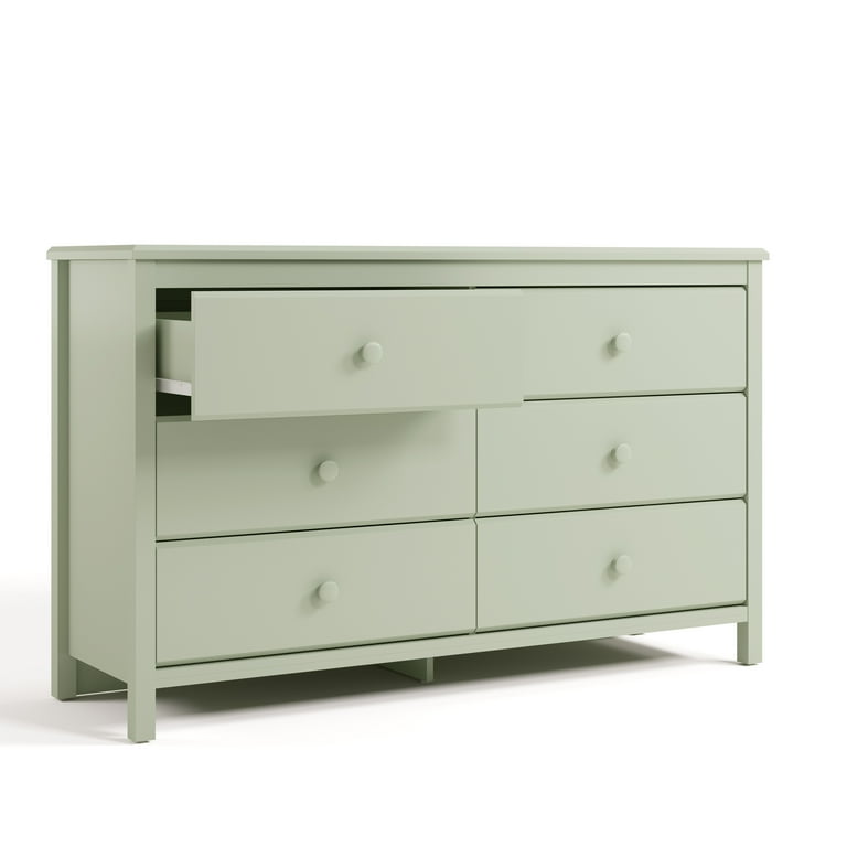 Storkcraft Alpine 6 Drawer Nursery Double Dresser, Sage - Walmart.com Storkcraft Alpine 6 Drawer Nursery Double Dresser, Sage - Walmart.com