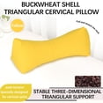 thumbnail image 4 of sruoe Neck Pillows for Pain Relief Sleeping, Cervical Pillows for Bed Queen, Standard Sleep Aid Cooling Pillows, Soft Dry Clean Elasticity Support Household Buckwheat Pillows, 4 of 6