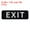 Black, variant on Uxcell 9"x3" EXIT Sign Acrylic Self Adhesive Door Sticker Wall Mounting Sign Black 2 Pack