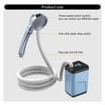 thumbnail image 2 of Portable Camping Shower Pump Rechargeable Electric Shower Pump Outdoor Handheld Shower Head Sprayer, 2 of 6