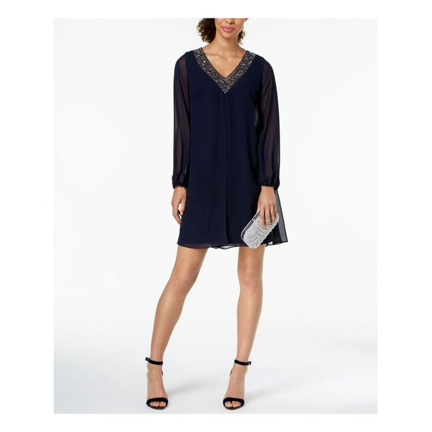 betsy and adam navy dress