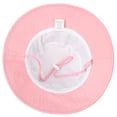 thumbnail image 3 of Gorro solar HSYZZY para bebé, UPF 50+, ajustable, rosa, sonrisa, 3 of 4
