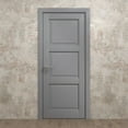 thumbnail image 3 of Slab Door Panel 18 x 96 inches | Ego 5010 Painted Grey Oak | Wood Veneer Doors | Pocket Closet Sliding Barn, 3 of 4