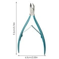 thumbnail image 3 of Nail Cuticle Trimmer Nippers Manicure Scissors Tool for Salon and Home Use, 3 of 6