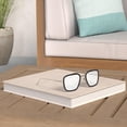 thumbnail image 2 of Gafas de sol AIEYEZO Tony Stark vintage con montura metálica cuadrada, 2 of 8