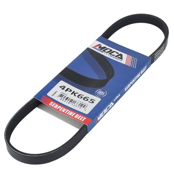 MOCA AUTOPARTS 4PK665 EPDM Serpentine Belt Fit for 2002-2005 Acura RSX 2.0L & 2003-2004 Land Rover Range Rover 4.4L