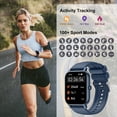 thumbnail image 5 of PAKRYS P66 Smart Watch for Women Men(Answer/Make Call), 1.85" Large HD Screen Smartwatch Compatible with iOS Android IP68 Waterproof Watch, 5 of 5