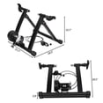 thumbnail image 6 of Bike Trainer,Magnetic Bicycle Stationary Stand for Indoor Exercise Riding,Portable Fixed Reluctance Bicycle Riding Platform,Including Front Wheel Pad and Quick Release Lever, Black, 6 of 6