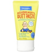 Boudreaux's Butt Paste Original Diaper Rash Cream, Ointment for Baby, 2 oz Tube 2 Ounce (Pack of 1)