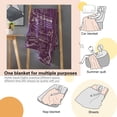 thumbnail image 5 of Yibo 60th Birthday Gifts Blanket Flannel Soft and Comfortable Anti-static Bed Sofa Blanket, 5 of 9