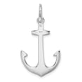 thumbnail image 4 of 14K White Gold 3-Dimensional Polished Finished Anchor Charm Pendant, 4 of 5
