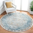 thumbnail image 2 of SAFAVIEH Shivan Deacon Oriental Floral Area Rug, Blue/Grey, 6'7" x 6'7" Round, 2 of 8