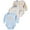3-pack D, variant on 0-12M 100% Cotton Baby Boys 3-pack Animals Long Sleeve Variety Onesies Snap Bodysuits