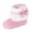 Pink, variant on QHFBli Baby Booties First Walkers Cozy Shoes Boots Snow Baby Girls Boys Warm Boots Ankle Sneaker Anti Rubber Sole Toddler Winter Crib Shoes