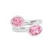 thumbnail image 3 of Anillo para Mujer con Cristal Fino Swarovski en forma de Oval–  Bañado en Rodio– Anillo Elegante y Brillante-Aretes de Mujer de Moda, Joyería para Mujer de Moda– Regalo especial Ortiz Espinosa Temporada, 3 of 4