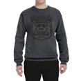 thumbnail image 2 of Burt Macklin Parks and Recreation Pop Unisex Crewneck Graphic Sweatshirt, Charcoal, Large, 2 of 3