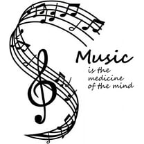 Music Wall Decals Musical Note Wall Stickers Vinyl Music Symbols Wall Art Notes Notation PVC Adhesive Home Mural Decor Gift