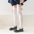 thumbnail image 5 of Esaierr 2 Pairs Toddler Girls Knee High Socks Bow Tie Stockings for Kids Cotton Socks Comfortable Cute Socks for 3-12Y, 5 of 5