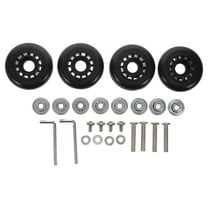 Worgeous 4pcs Suitcase Wheel Replacement Universal Luggage Repair Parts For Luggage Suitcase Trolley
