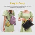 thumbnail image 4 of Bolso de compras plegable grande y ecológico, bolso de hombro portátil reutilizable, bolso de viaje para comestibles, bolso de bolsillo a la moda, bolsas de almacenamiento pesadas, 4 of 5