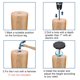 thumbnail image 5 of Niveladores para muebles WAFJAMF rosca UNC 5/16'' 24 piezas, 5 of 6