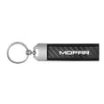 thumbnail image 2 of Mopar Real Carbon Fiber Leather Strap Key Chain with Black stitching, 2 of 4