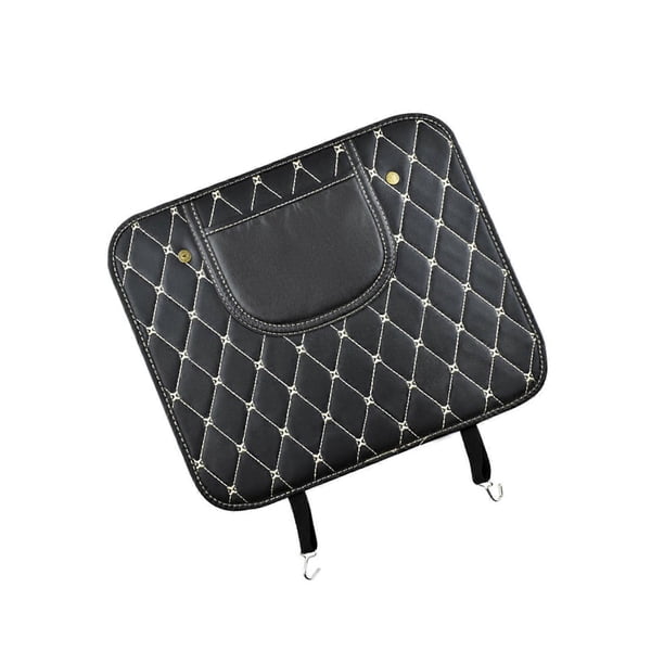 Leather Car Seat Back Protector Anti-kick Pad Protection Mat Waterproof Cover Easy Wipe Clean Design Anti kick pads whole