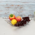 thumbnail image 3 of Frutero de acero inoxidable para escritorio, cesta de frutas con drenaje duradero, suministros de decoración de cocina., 3 of 9