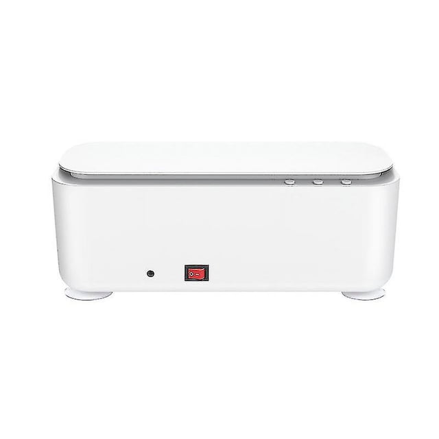 Limpiador ultrasónico Dispositivo de limpieza de 350 ml, bandeja limpiadora de máquina ultrasónica de 45000hz, limpiador ultrasónico para gafas, joyería, relojes, anillos, collares, maquinillas d
