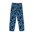 thumbnail image 5 of Xecao Blue Butterfly Men's Straight Lounge Pajama Pants: The Ultimate in Comfortable Sleepwear, 5 of 9