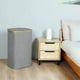 thumbnail image 2 of Cesto para ropa sucia de 110 l yuxing organizador de Cesta plegable con bolsa interior extraíble gris, 2 of 5