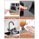 thumbnail image 5 of Bandeja portavasos ducafaery, silicona, madera, gris, 5 of 6