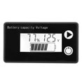thumbnail image 3 of HUGFEGWE Universal Digital Display LCD 12V Battery Capacity Indicator Tester,Lithium Battery Voltmeter Without Alarm or Temperature Battery Testers ((10-100V) White + Alarm + Temperature) CJCA-137633, 3 of 7