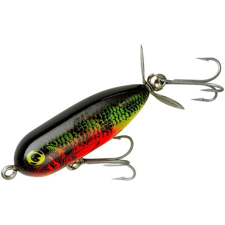 UPC: 0025436000035 | Heddon Tiny Torpedo 1/4 oz Fishing Lure – Natural Perch