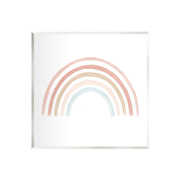 Stupell Industries Pastel Rainbow Arch Illustration Graphic Art Unframed Art Print Wall Art, Design by Daphne Polselli
