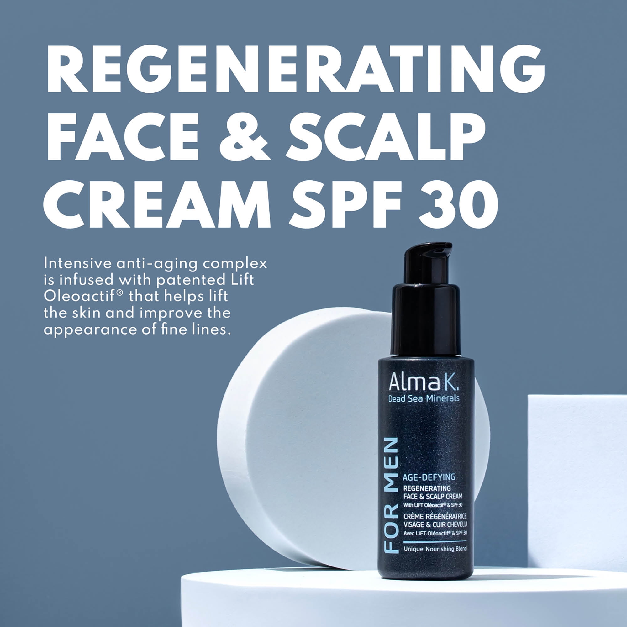 Alma K Age Defying Face and Scalp Cream, Face Moisturizer, 2 oz