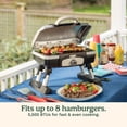 thumbnail image 4 of Cuisinart Petit Gourmet Portable Tabletop Outdoor LP Gas Grill, Silver/Black, 4 of 8